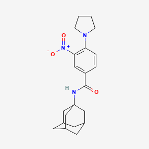 N-(1-adamantyl)-3-nitro-4-pyrrolidin-1-ylbenzamide