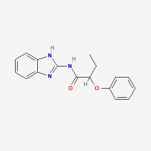 N-(1H-benzimidazol-2-yl)-2-phenoxybutanamide