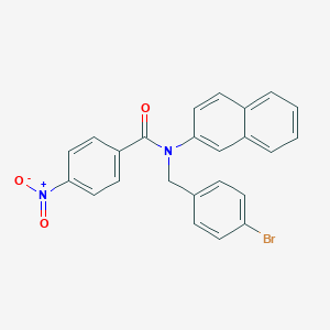 N-(4-bromobenzyl)-4-nitro-N-(2-naphthyl)benzamide