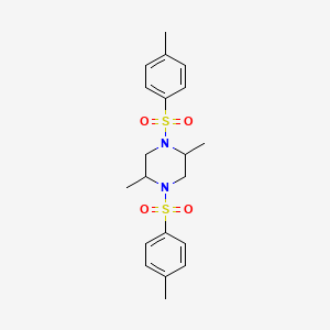 2,5-dimethyl-1,4-bis[(4-methylphenyl)sulfonyl]piperazine