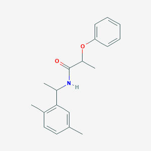 N-[1-(2,5-dimethylphenyl)ethyl]-2-phenoxypropanamide