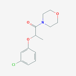 2-(3-Chlorophenoxy)-1-(morpholin-4-yl)propan-1-one