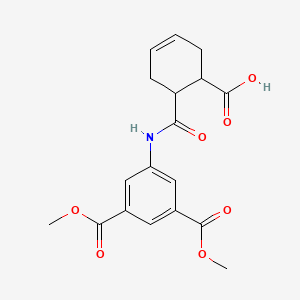 6-{[3,5-bis(methoxycarbonyl)anilino]carbonyl}-3-cyclohexene-1-carboxylic acid