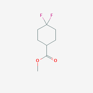 molecular formula C8H12F2O2 B040341 4,4-二氟环己烷甲酸甲酯 CAS No. 121629-14-9