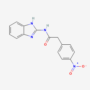 N-(1H-13-BENZODIAZOL-2-YL)-2-(4-NITROPHENYL)ACETAMIDE