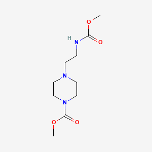 methyl 4-{2-[(methoxycarbonyl)amino]ethyl}-1-piperazinecarboxylate