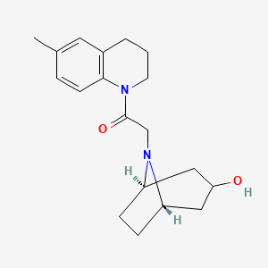 (3-endo)-8-[2-(6-methyl-3,4-dihydroquinolin-1(2H)-yl)-2-oxoethyl]-8-azabicyclo[3.2.1]octan-3-ol