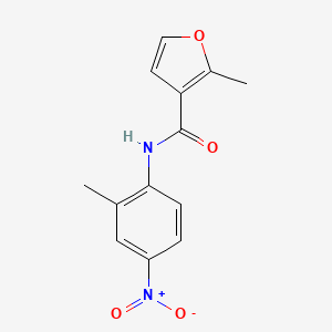 2-methyl-N-(2-methyl-4-nitrophenyl)furan-3-carboxamide