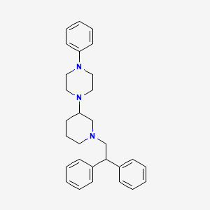 1-[1-(2,2-diphenylethyl)-3-piperidinyl]-4-phenylpiperazine