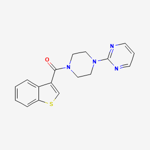 1-BENZOTHIOPHEN-3-YL[4-(2-PYRIMIDINYL)PIPERAZINO]METHANONE