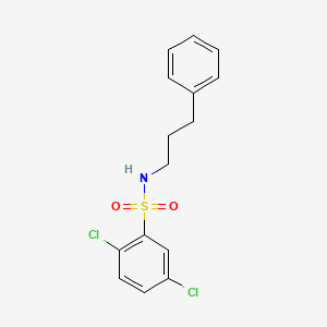 2,5-dichloro-N-(3-phenylpropyl)benzenesulfonamide