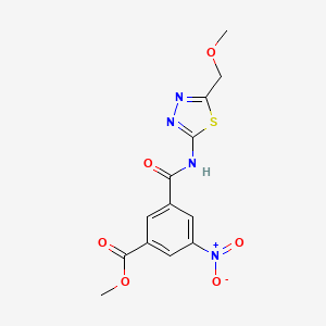 Methyl 3-{[5-(methoxymethyl)-1,3,4-thiadiazol-2-yl]carbamoyl}-5-nitrobenzoate