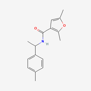 2,5-dimethyl-N-[1-(4-methylphenyl)ethyl]furan-3-carboxamide