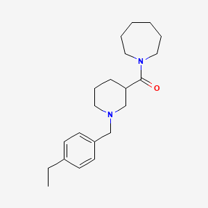 Azepan-1-yl[1-(4-ethylbenzyl)piperidin-3-yl]methanone