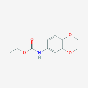 ethyl 2,3-dihydro-1,4-benzodioxin-6-ylcarbamate