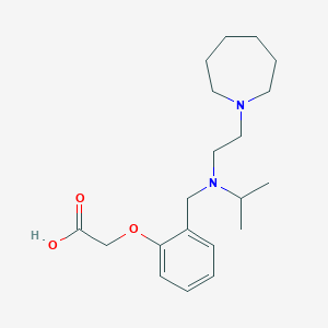 (2-{[(2-azepan-1-ylethyl)(isopropyl)amino]methyl}phenoxy)acetic acid