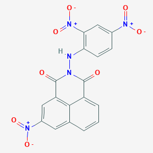 molecular formula C18H9N5O8 B403446 N-[2,8-naphthalimide 
