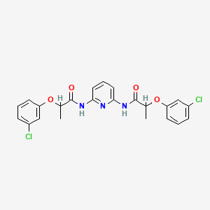 N,N'-2,6-pyridinediylbis[2-(3-chlorophenoxy)propanamide]