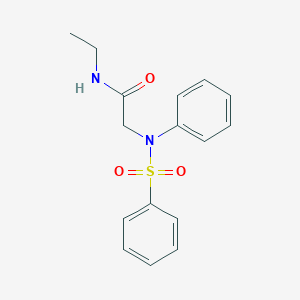 N-ethyl-N~2~-phenyl-N~2~-(phenylsulfonyl)glycinamide