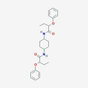 N,N'-cyclohexane-1,4-diylbis(2-phenoxybutanamide)