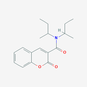 N,N-di(butan-2-yl)-2-oxo-2H-chromene-3-carboxamide