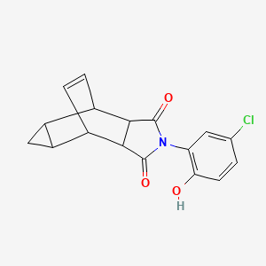 2-(5-chloro-2-hydroxyphenyl)hexahydro-4,6-ethenocyclopropa[f]isoindole-1,3(2H,3aH)-dione