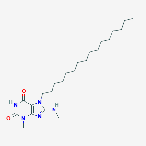 7-hexadecyl-3-methyl-8-(methylamino)-3,7-dihydro-1H-purine-2,6-dione
