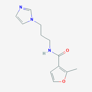 N-[3-(1H-imidazol-1-yl)propyl]-2-methylfuran-3-carboxamide