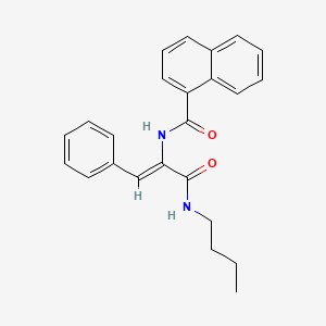 N-[(Z)-3-(butylamino)-3-oxo-1-phenylprop-1-en-2-yl]naphthalene-1-carboxamide