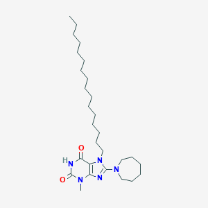 8-Azepan-1-yl-7-hexadecyl-3-methyl-3,7-dihydro-purine-2,6-dione