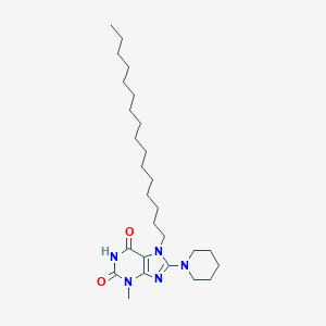 7-Hexadecyl-3-methyl-8-piperidin-1-yl-3,7-dihydro-purine-2,6-dione