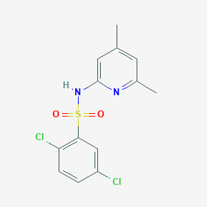 2,5-dichloro-N-(4,6-dimethylpyridin-2-yl)benzenesulfonamide