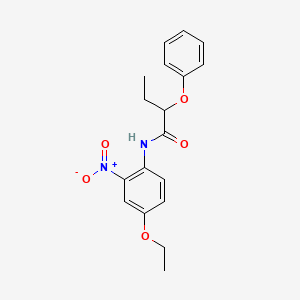 N-(4-ethoxy-2-nitrophenyl)-2-phenoxybutanamide