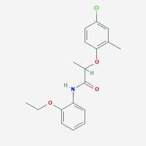 2-(4-chloro-2-methylphenoxy)-N-(2-ethoxyphenyl)propanamide