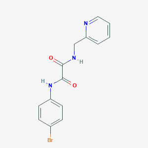 N-(4-bromophenyl)-N'-(pyridin-2-ylmethyl)ethanediamide