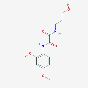 N~1~-(2,4-dimethoxyphenyl)-N~2~-(3-hydroxypropyl)ethanediamide