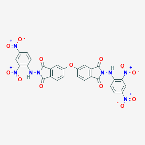 2-(2,4-Dinitroanilino)-5-[2-(2,4-dinitroanilino)-1,3-dioxoisoindol-5-yl]oxyisoindole-1,3-dione