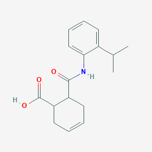 6-[(2-ISOPROPYLANILINO)CARBONYL]-3-CYCLOHEXENE-1-CARBOXYLIC ACID