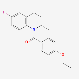 (4-ethoxyphenyl)(6-fluoro-2-methyl-3,4-dihydroquinolin-1(2H)-yl)methanone