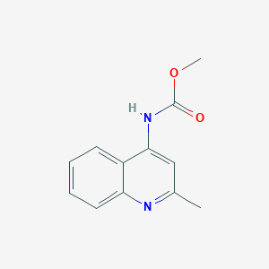 molecular formula C12H12N2O2 B4035067 methyl (2-methyl-4-quinolinyl)carbamate 