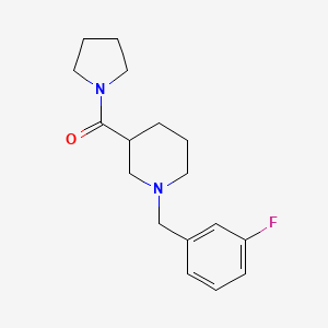 [1-(3-Fluorobenzyl)piperidin-3-yl](pyrrolidin-1-yl)methanone