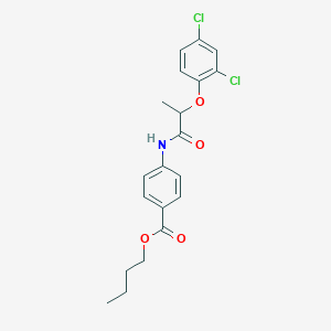 butyl 4-{[2-(2,4-dichlorophenoxy)propanoyl]amino}benzoate