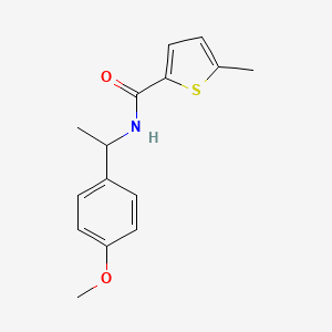 N-[1-(4-methoxyphenyl)ethyl]-5-methylthiophene-2-carboxamide