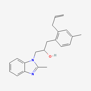 1-(2-allyl-4-methylphenyl)-3-(2-methyl-1H-benzimidazol-1-yl)-2-propanol