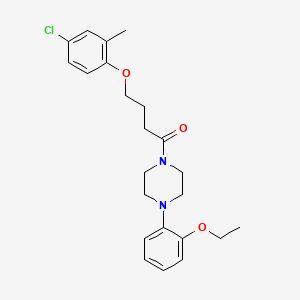 4-(4-CHLORO-2-METHYLPHENOXY)-1-[4-(2-ETHOXYPHENYL)PIPERAZINO]-1-BUTANONE