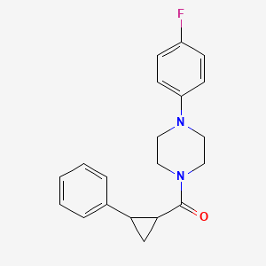 [4-(4-FLUOROPHENYL)PIPERAZINO](2-PHENYLCYCLOPROPYL)METHANONE