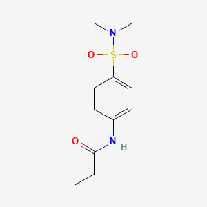 n-(4-(n,n-Dimethylsulfamoyl)phenyl)propionamide