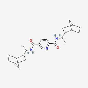 N,N'-bis[1-(bicyclo[2.2.1]hept-2-yl)ethyl]pyridine-2,5-dicarboxamide