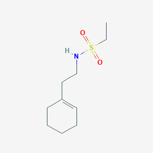 molecular formula C10H19NO2S B4035198 N-[2-(1-cyclohexen-1-yl)ethyl]ethanesulfonamide 