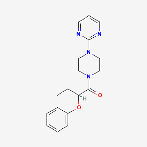 2-Phenoxy-1-[4-(pyrimidin-2-yl)piperazin-1-yl]butan-1-one